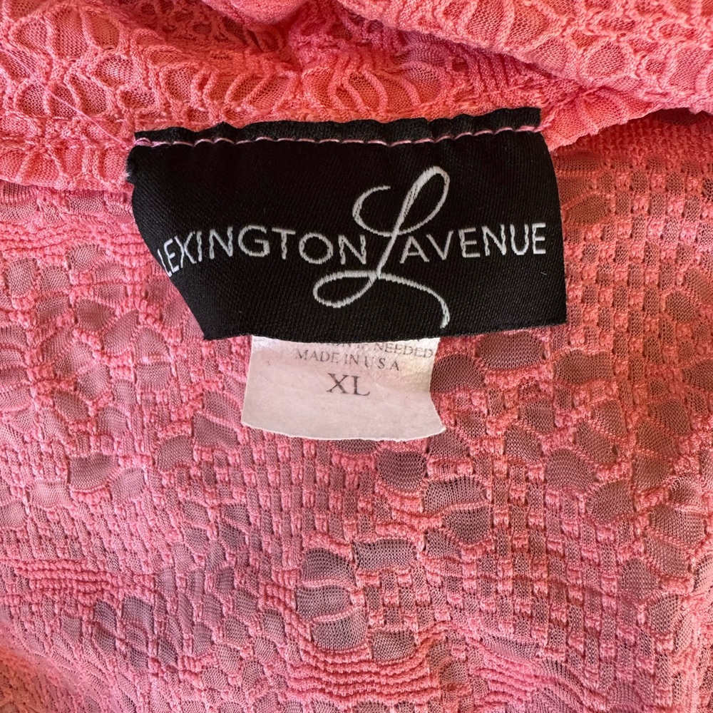 Coral Lace Cardigan Duster - Picture 3 of 3